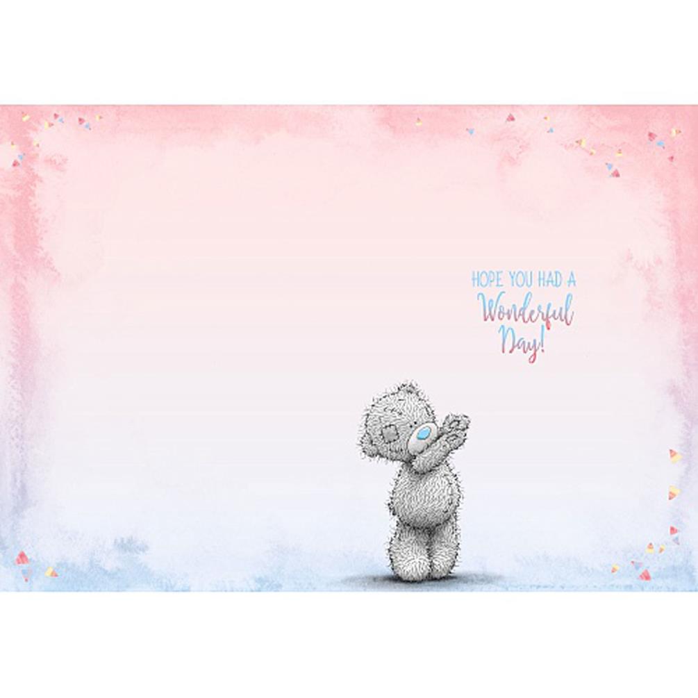 Belated Birthday Me To You Bear Birthday Card Extra Image 1